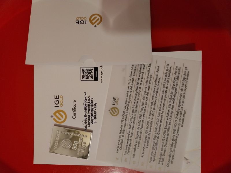 Recenzie Lingou Argint Pur 999.9 de 50g Personalizat - Cornelia-Mihaela Firan