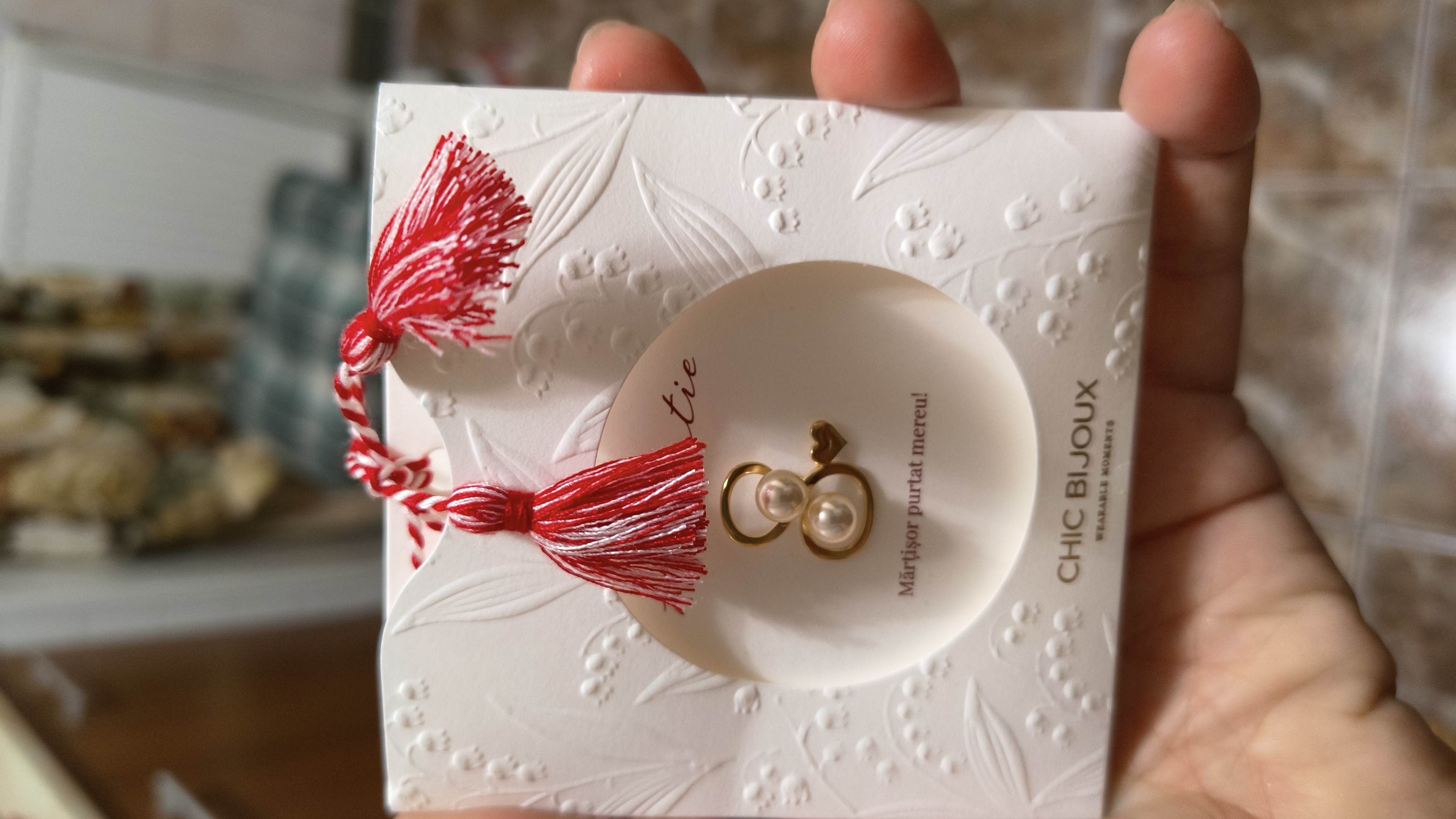Recenzie Brosa Litera S - Argint 925 placat cu Aur 14K - perle Swarovski - Clipa F.