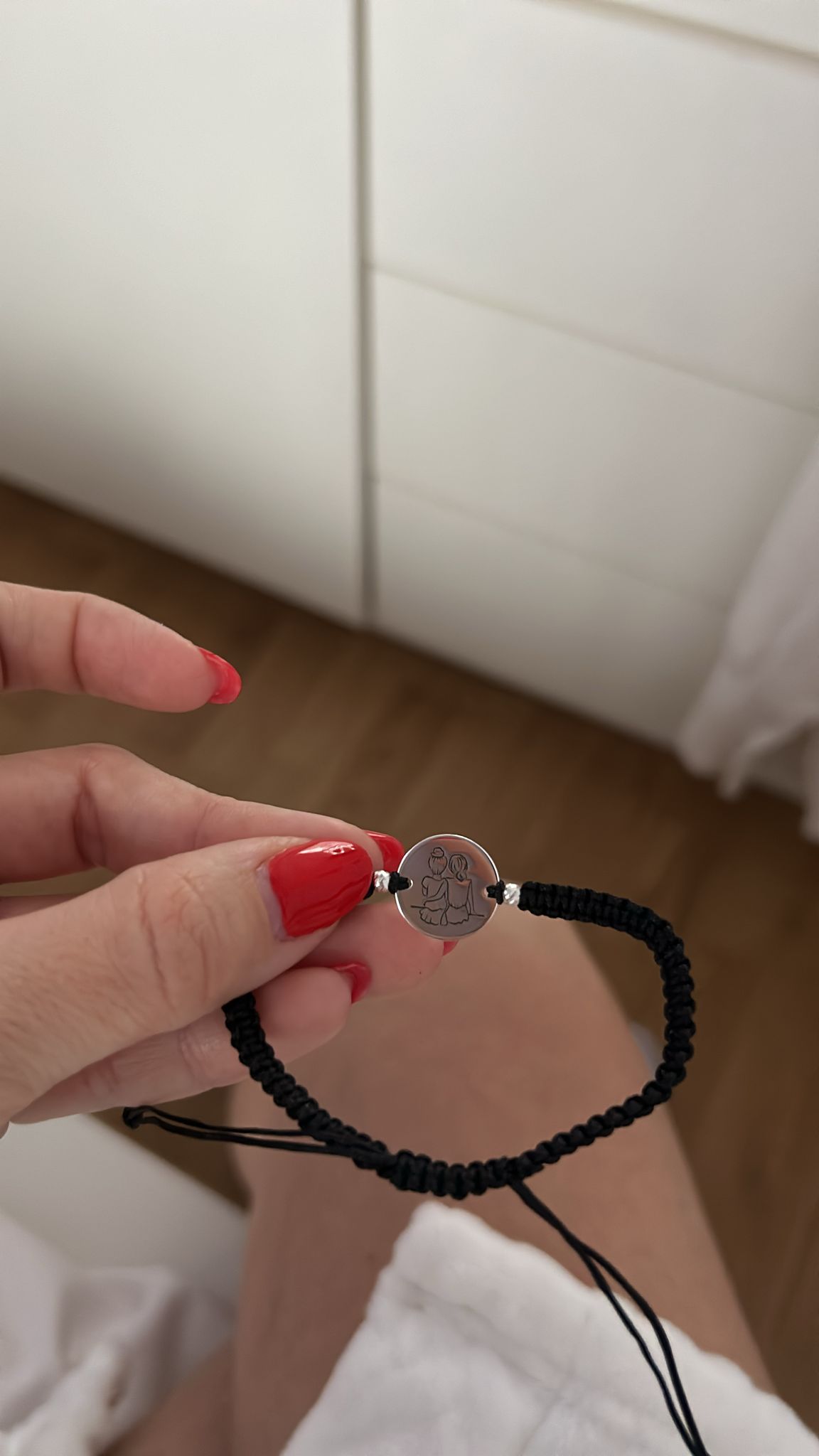 Recenzie Bratara 2 surori / prietene - Argint 925, snur rosu - Mădălina  D.