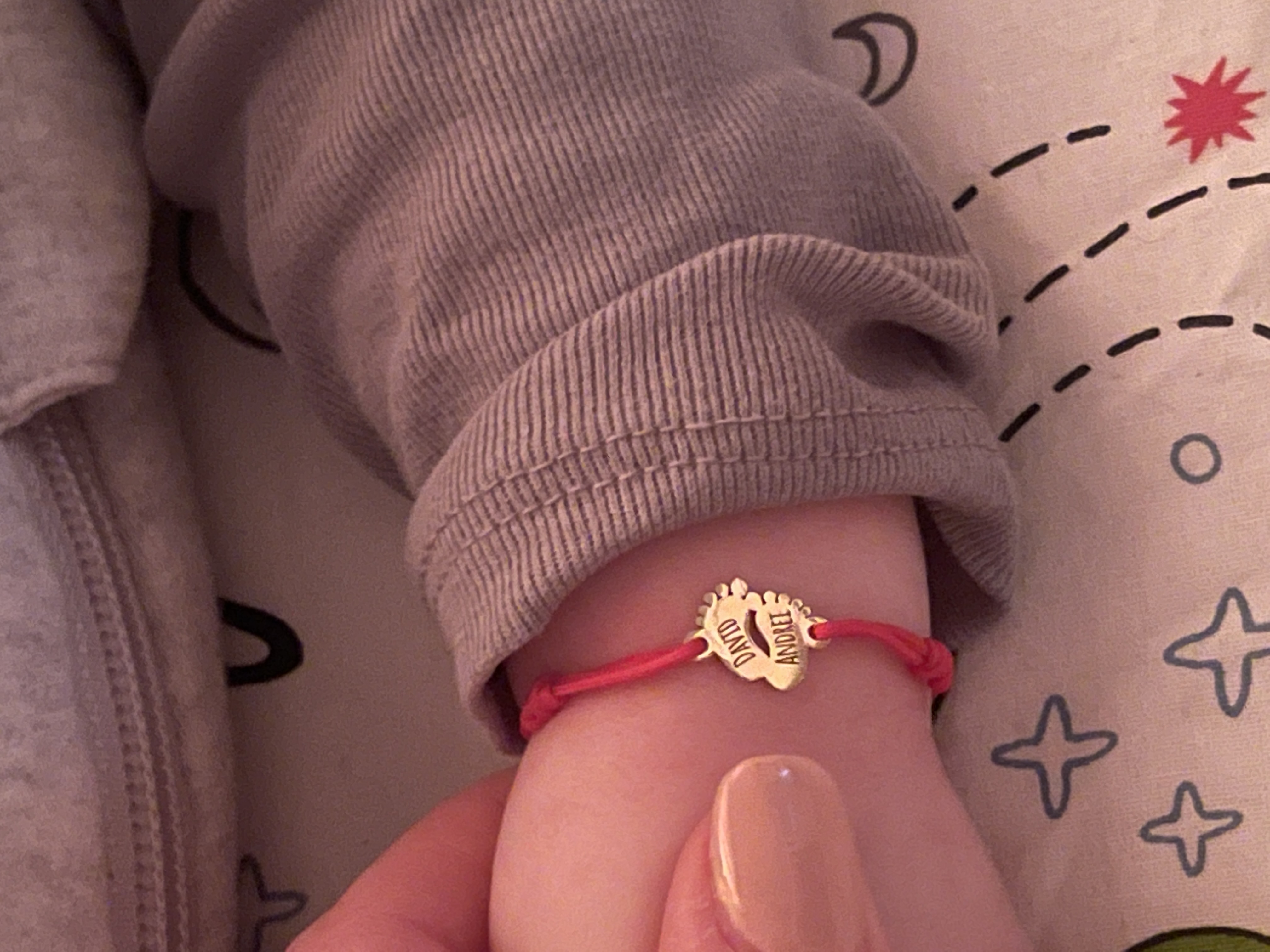 Recenzie Bratara picioruse - Aur Galben 14k - snur reglabil bebe - Loredana D.