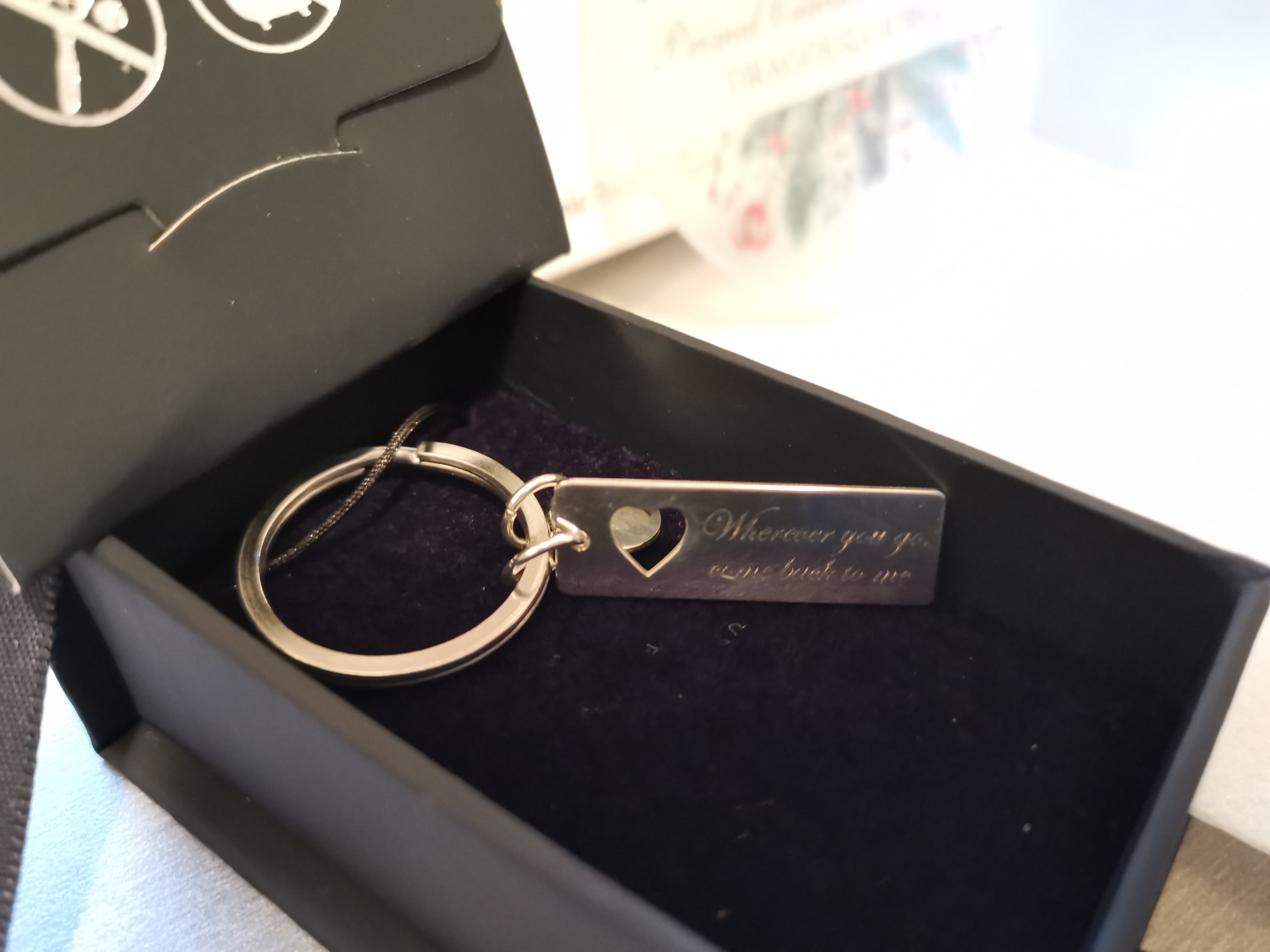 Recenzie Breloc personalizat - Placuta si banut  - Argint 925 - inel otel inoxidabil - Giorgiana  D.