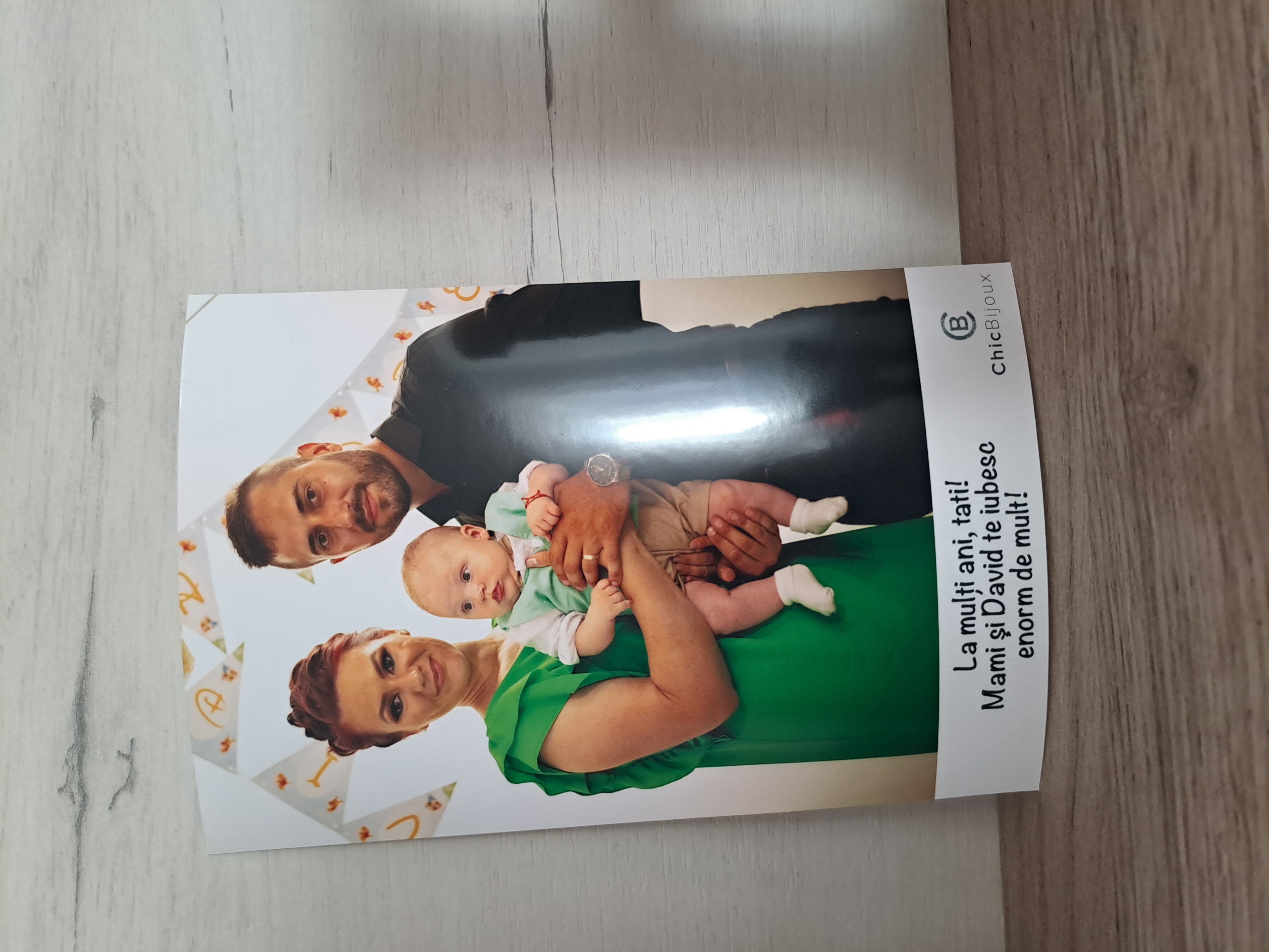 Recenzie Felicitare Chic Bijoux cu personalitate - Poza si Mesaj personalizat - Mihaela S.