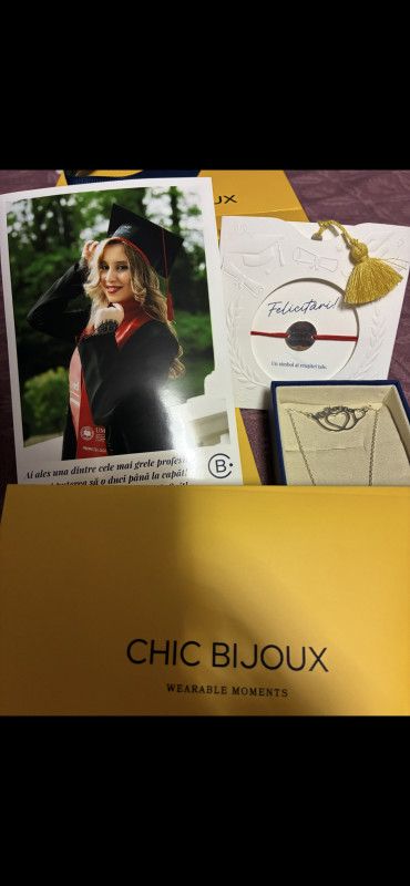 Recenzie Felicitare Chic Bijoux cu personalitate - Poza si Mesaj personalizat - Loredana Melcioiu