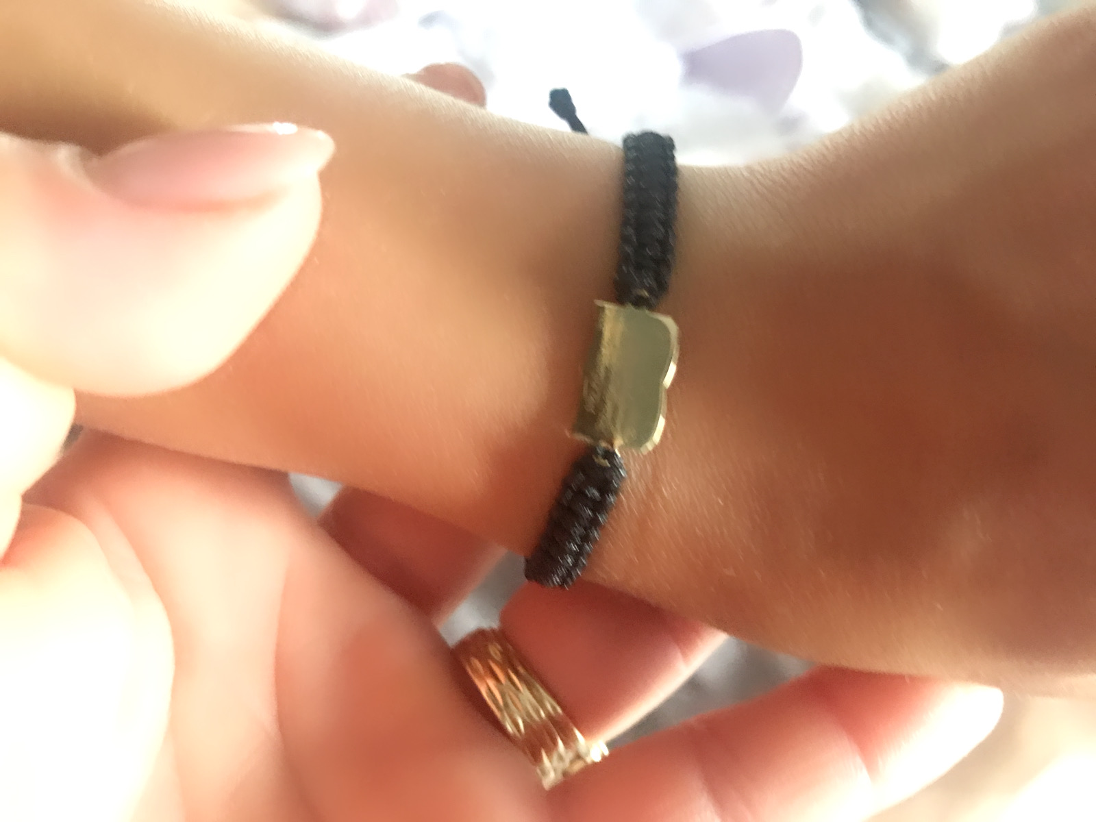 Recenzie Bratara Carte - Aur Galben 14K - snur impletit reglabil - Florentina M.