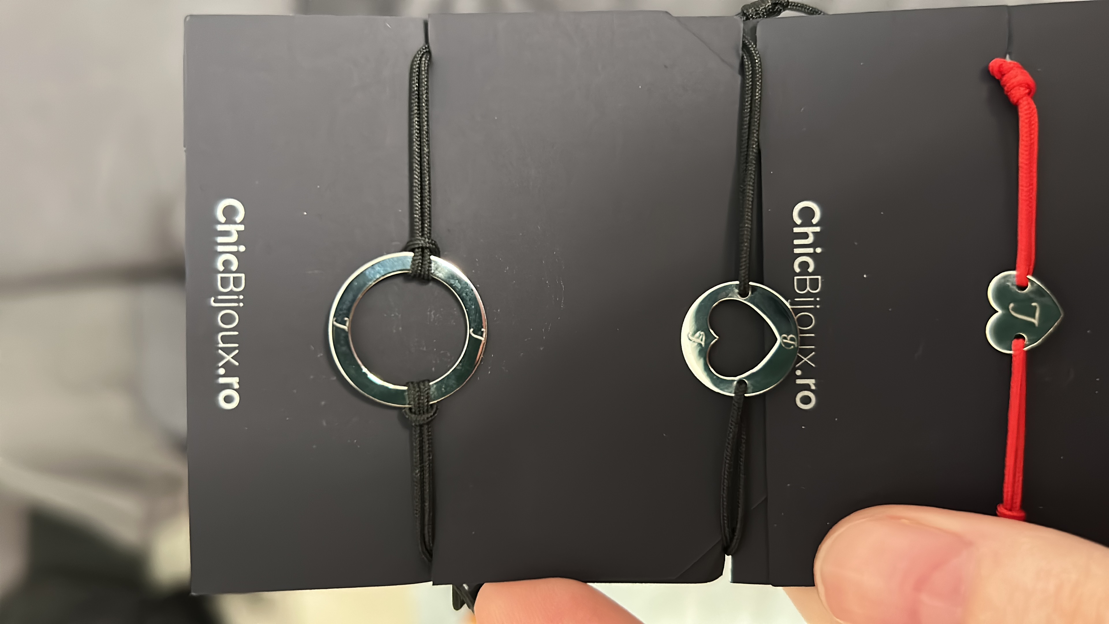 Recenzie Set 3 bratari - Tata, mama si copil - Puzzle Familie - Disc, banut si inima -  Aur Galben 14K - Luiza C.