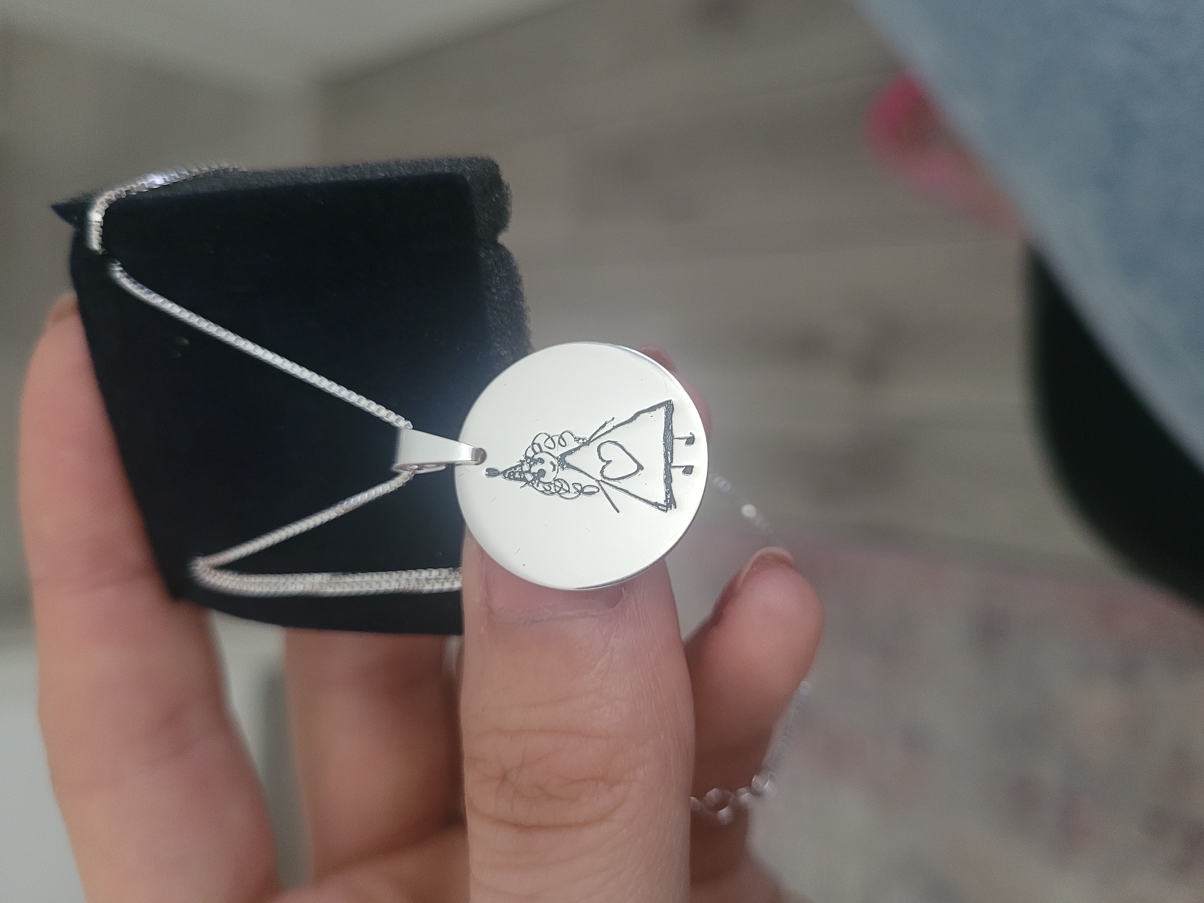 Recenzie Lantisor personalizat - Valul marii - Argint 925 - Ilona