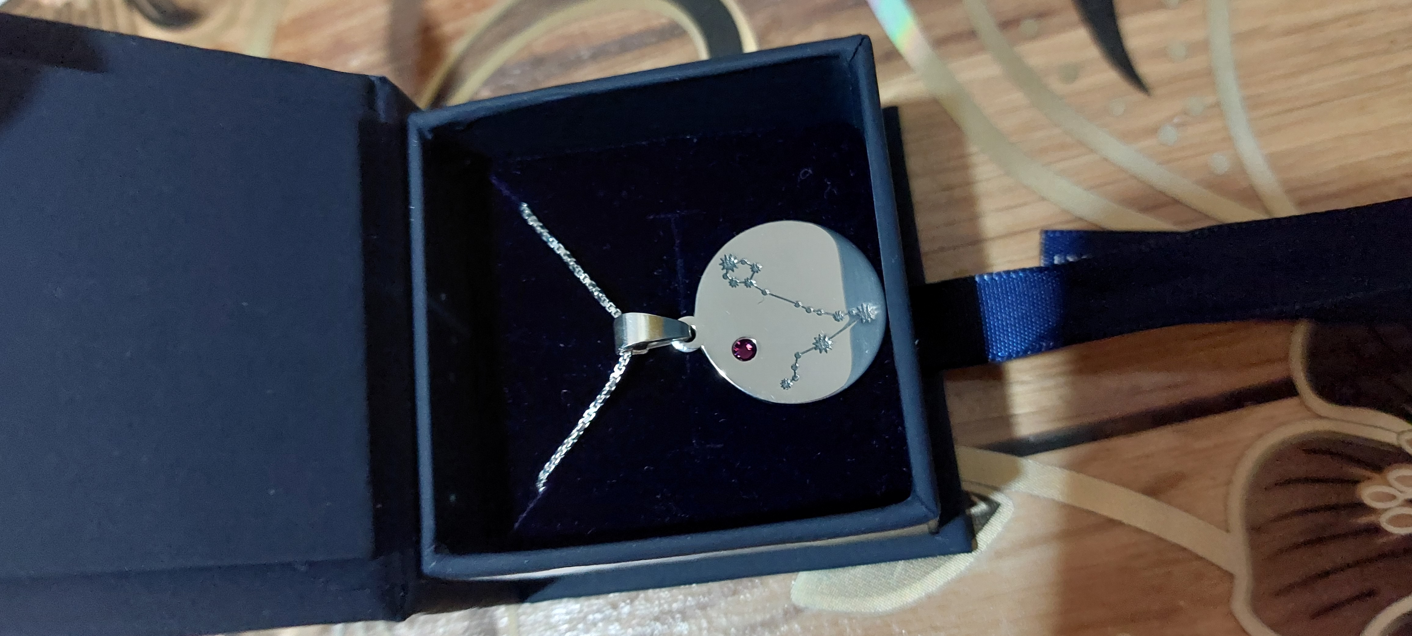 Recenzie Lantisor personalizat - Constelatia ta - Argint 925 - Cristal Swarovski -  L.