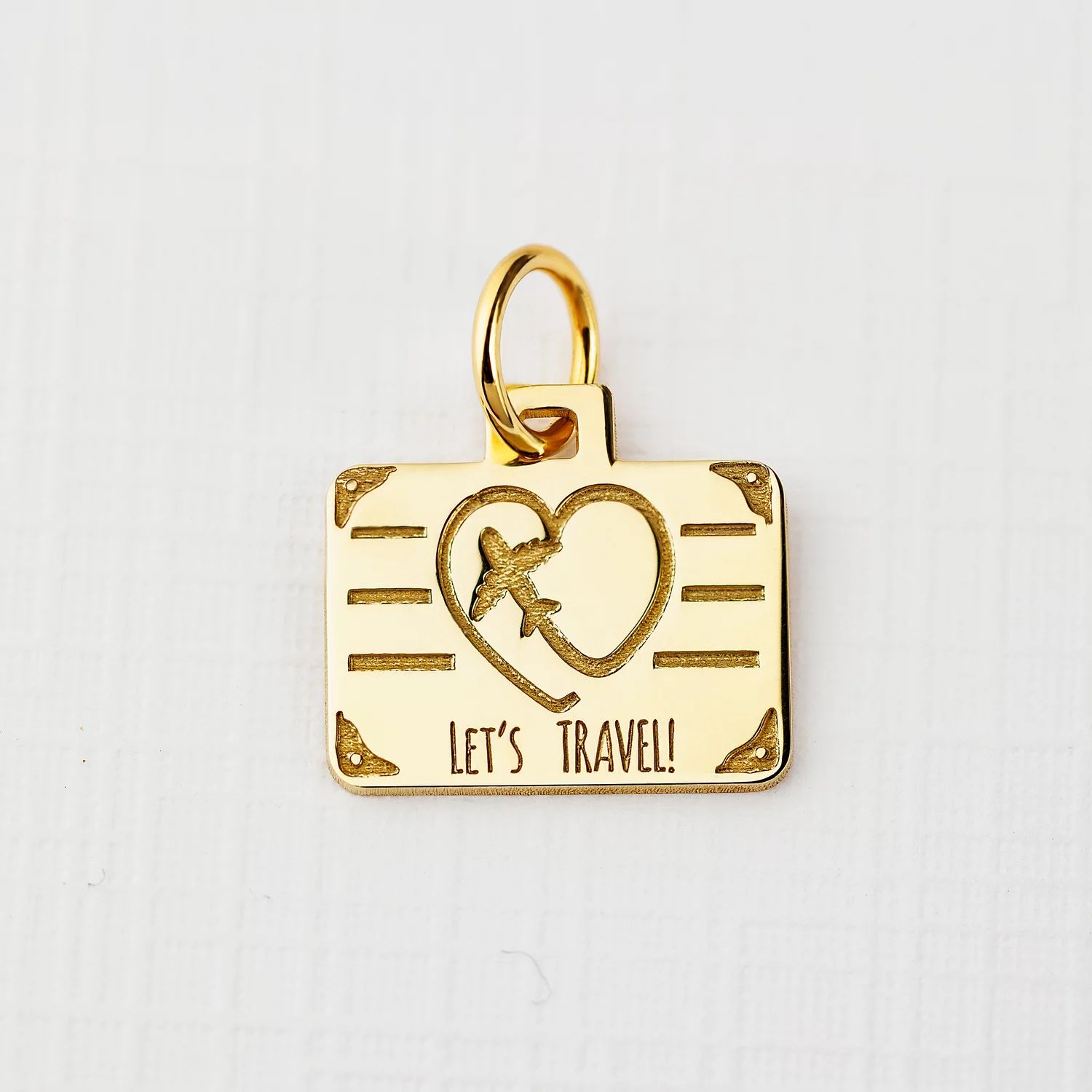 ELM Charm - Bagaj - Argint 925 placat cu Aur Galben 18K
