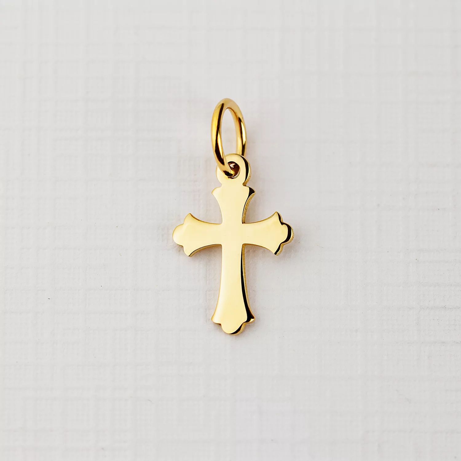 ELM Charm - Cruce - Argint 925 placat cu Aur Galben 18K