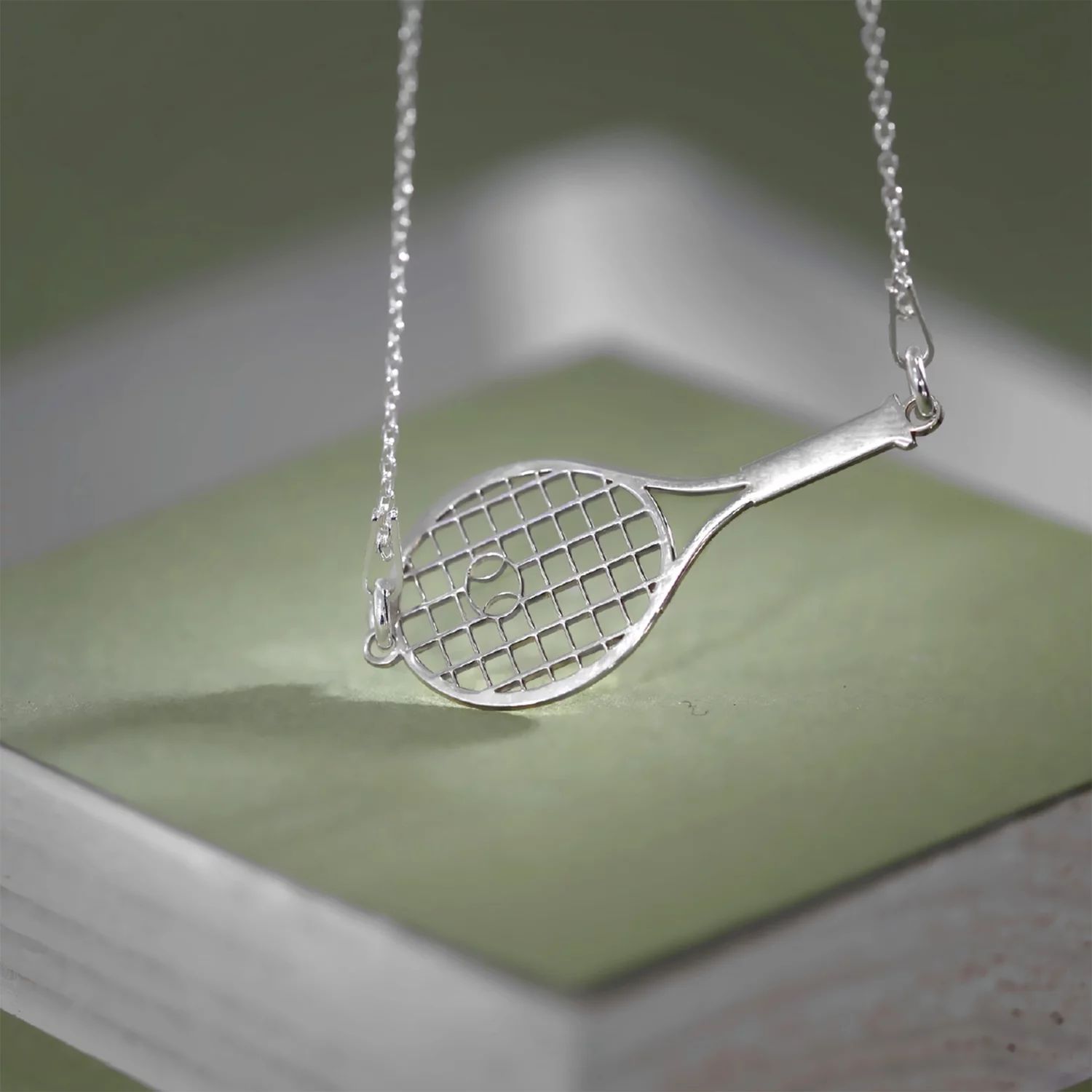 Lantisor Racheta de tenis - Argint 925