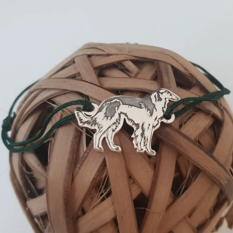Bratara Barzoi - Argint 925, snur reglabil picture - 5