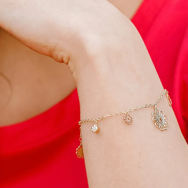 Bratara colectia Fairyland - Bright wonder - Argint 925 placat cu Aur Galben si Roz 18K picture - 2