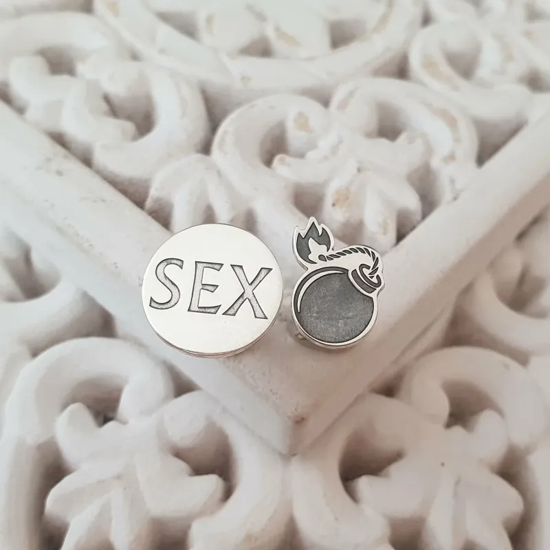 Cercei personalizati - Feeling Sexy - Colectia Moody - Argint 925 picture - 3