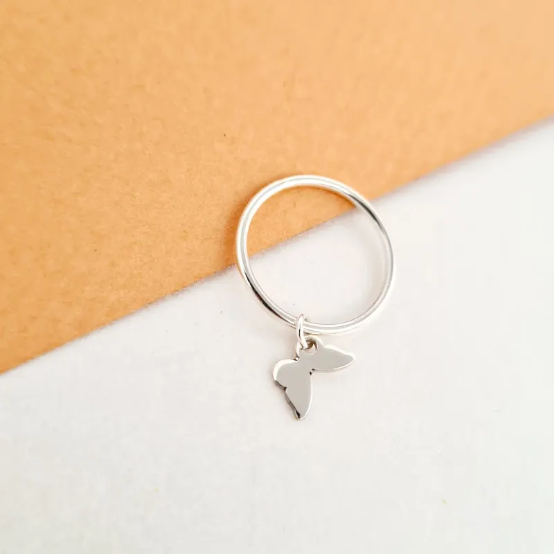 Inel Midi cu Charm - Be free - Argint 925 picture - 2
