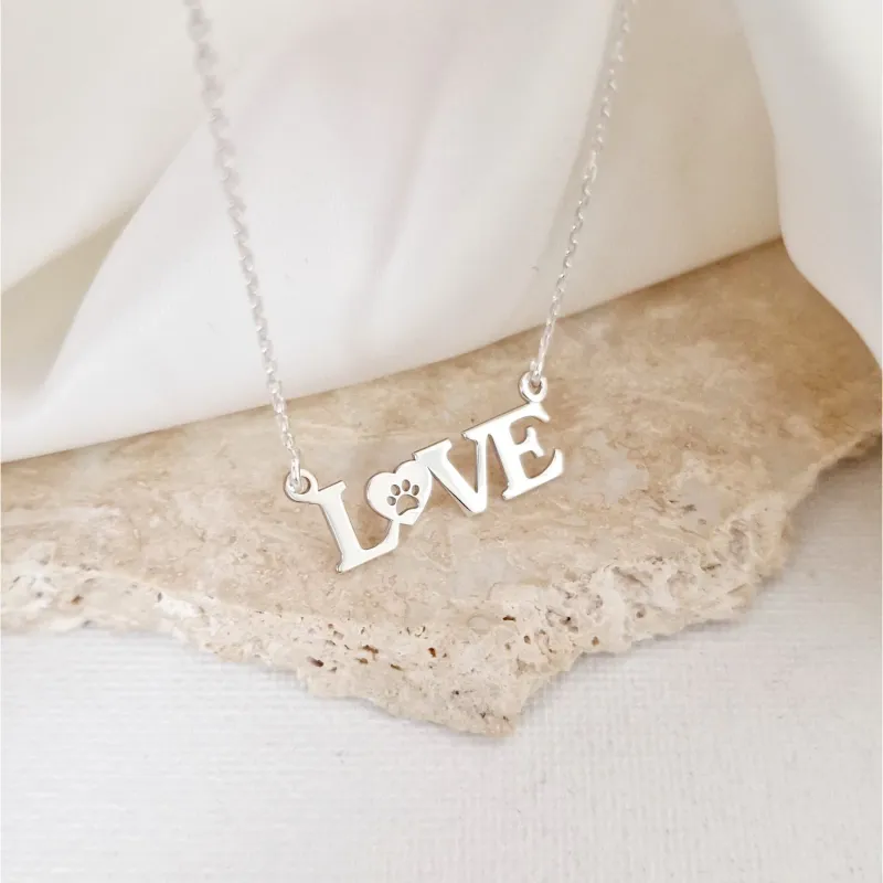 Lantisor Love cu Labuta - Argint 925 picture - 2