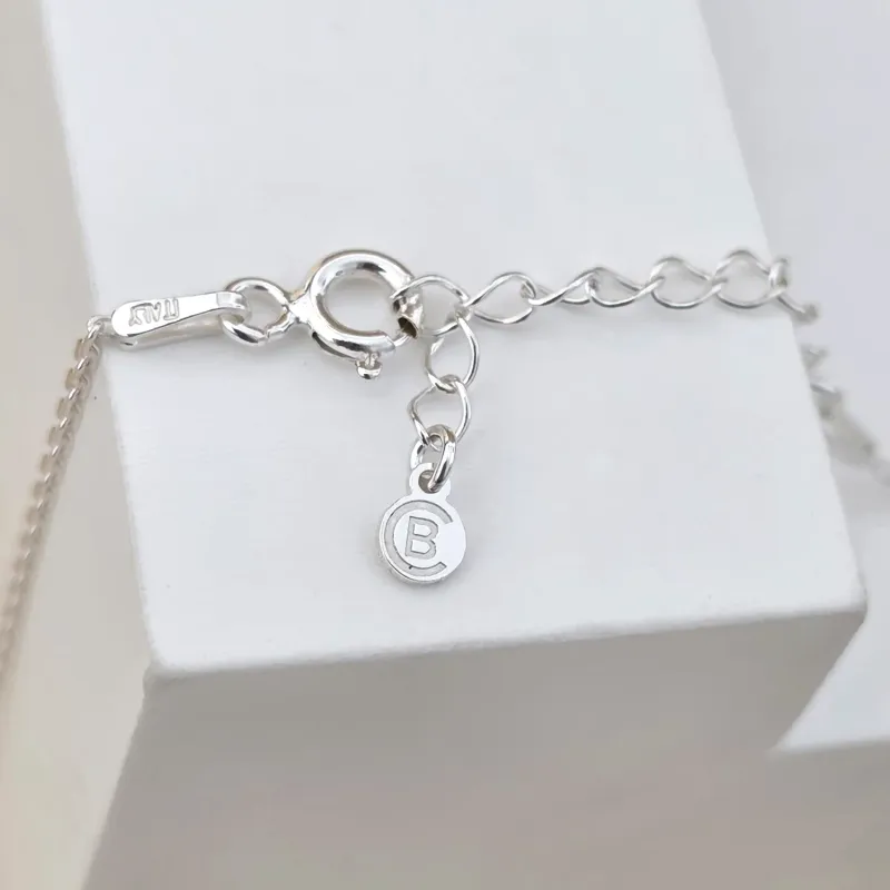 Lantisor Nume - font cursiv si feminin - Argint 925 picture - 3