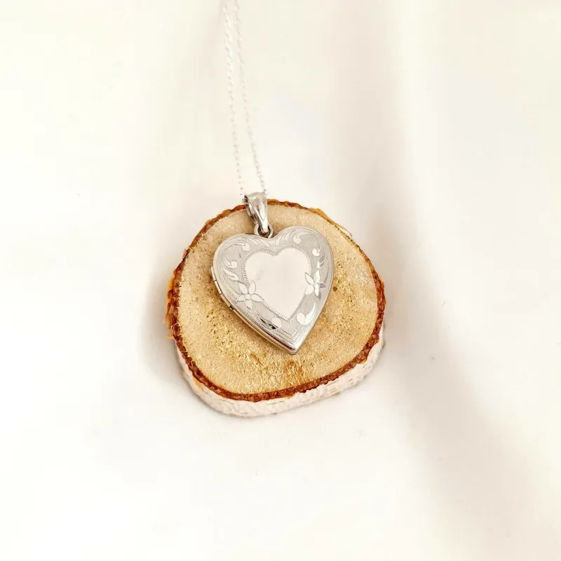 Medalion inima cu poze in interior - Love Bouquet - Argint 925 Rodiat picture - 3