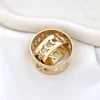 Set 2 Inele Personalizate cu Cifre Romane Pentru Ea și El - Argint 925 Placat cu Aur Galben 18K