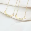 Set Arcuirea Prieteniei – 2 Lantisoare personalizate pentru Surori sau Prietene - Argint 925 placat cu Aur Galben 18K