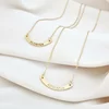 Set Arcuirea Prieteniei – 2 Lantisoare personalizate pentru Surori sau Prietene - Argint 925 placat cu Aur Galben 18K