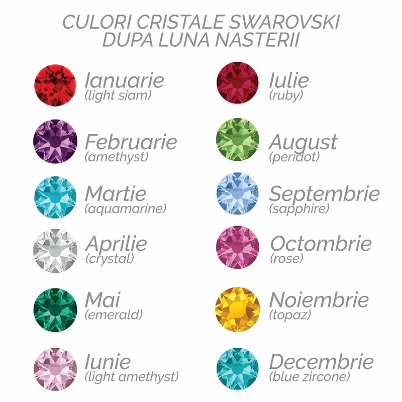 Set Bijuterii Familie Personalizate – 3 Bratari si 1 Lantisor – Ingerasi cu Cristale Swarovski – Argint 925 Placat cu Aur 18K – Snur Reglabil picture - 5