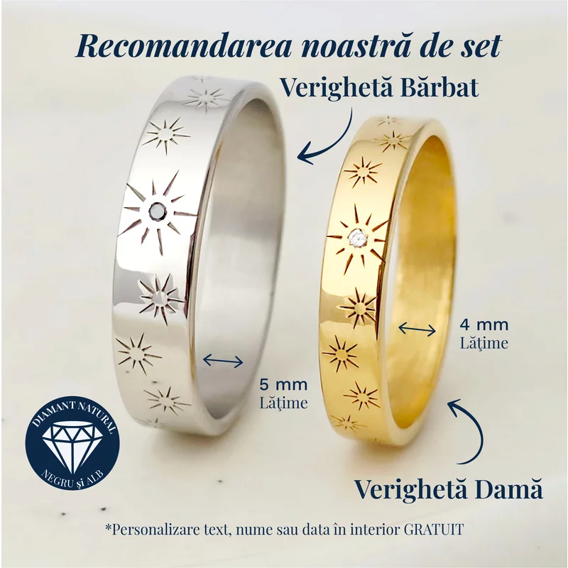 Verigheta Lumina sufletului - Argint placat cu Aur Galben 18K - Diamant natural picture - 3