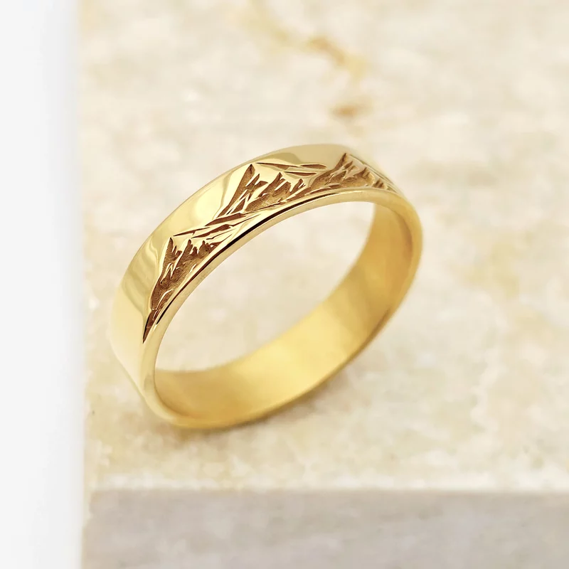 Verigheta Munte de iubire - Argint placat cu Aur Galben 18K picture - 6