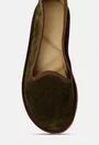 Balerini dama kaki din piele intoarsa