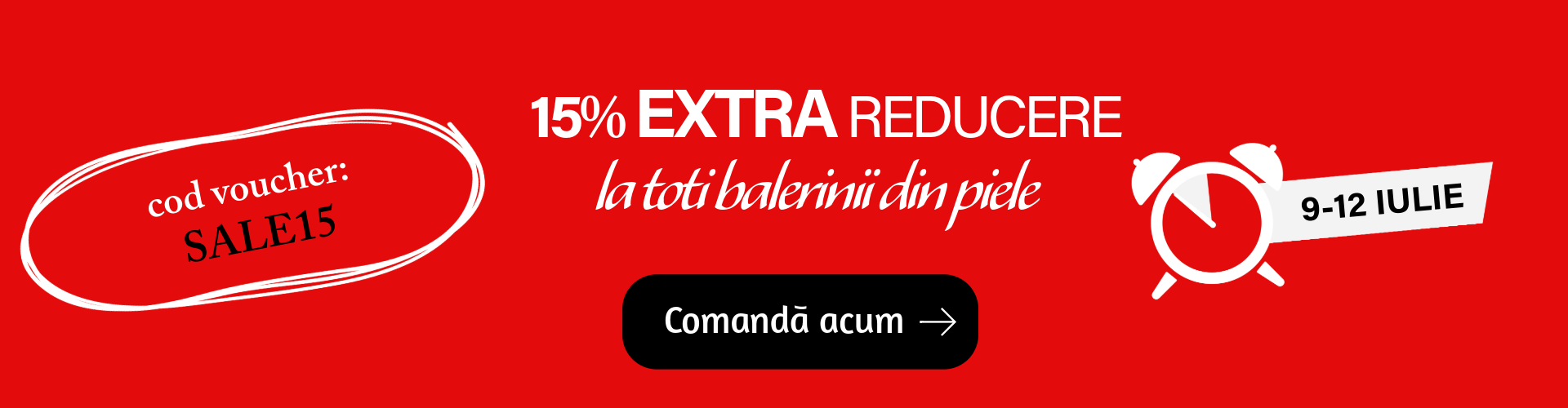 Voucher 15% balerini
