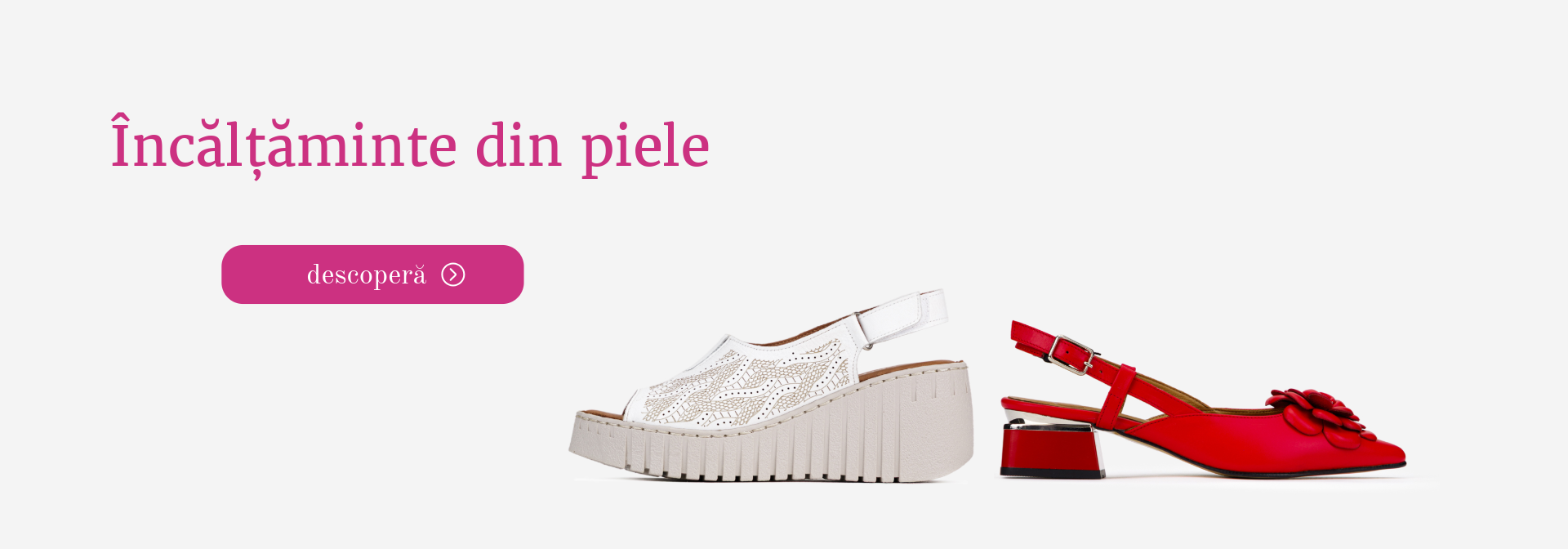 Incaltaminte din piele Vara 2025