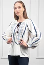 Bluza alba accesorizata