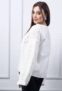Bluza alba cu model