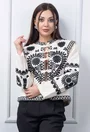 Bluza bej cu broderie
