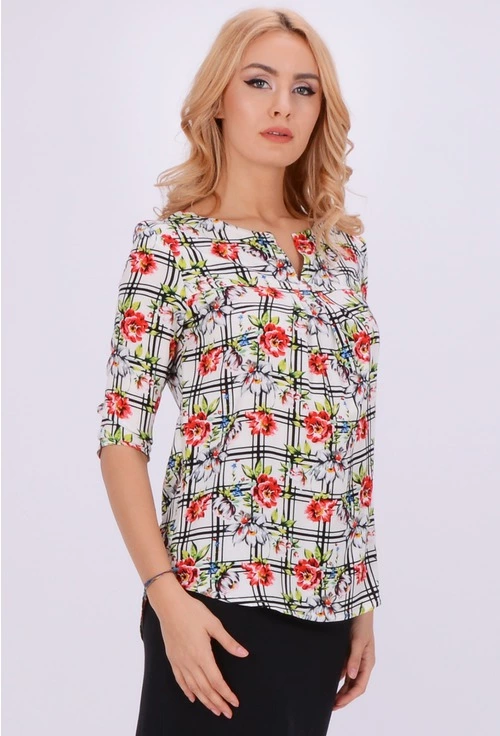Bluza dama cu imprimeu floral Arden