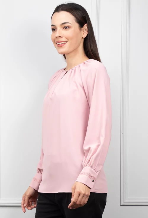 Bluza roz pudra