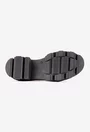 Botine dama din piele intoarsa neagra