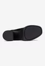 Botine dama negre din piele intoarsa