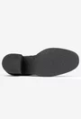 Botine dama negre din piele intoarsa