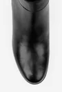 Botine dama negre din piele naturala