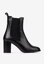 Botine dama negre NUR din piele naturala