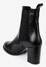 Botine dama negre NUR din piele naturala