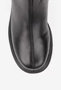 Botine dama NUR din piele neagra cu fermoar