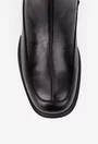 Botine dama NUR negre din piele naturala