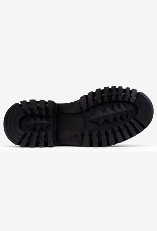 Botine dama verzi din piele intoarsa cu elastic negru