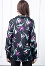 Camasa neagra cu imprimeu colorat