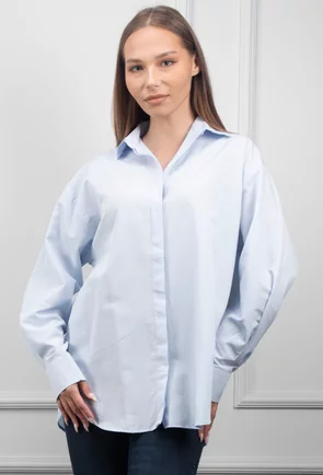 Camasa oversize bleu