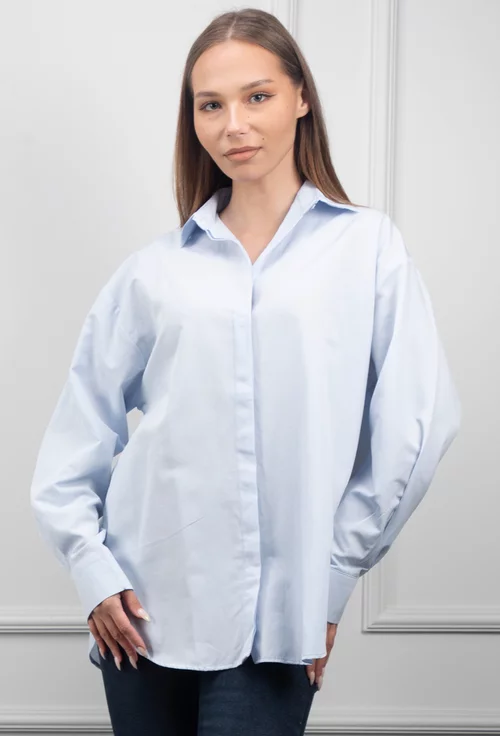 Camasa oversize bleu