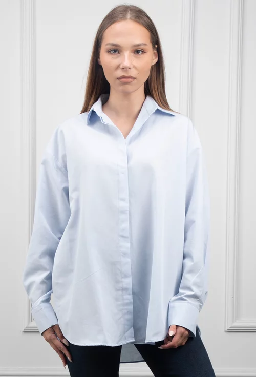 Camasa oversize bleu