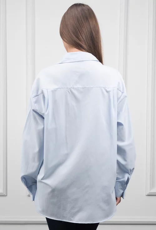 Camasa oversize bleu