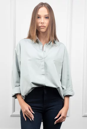 Camasa oversize verde deschis